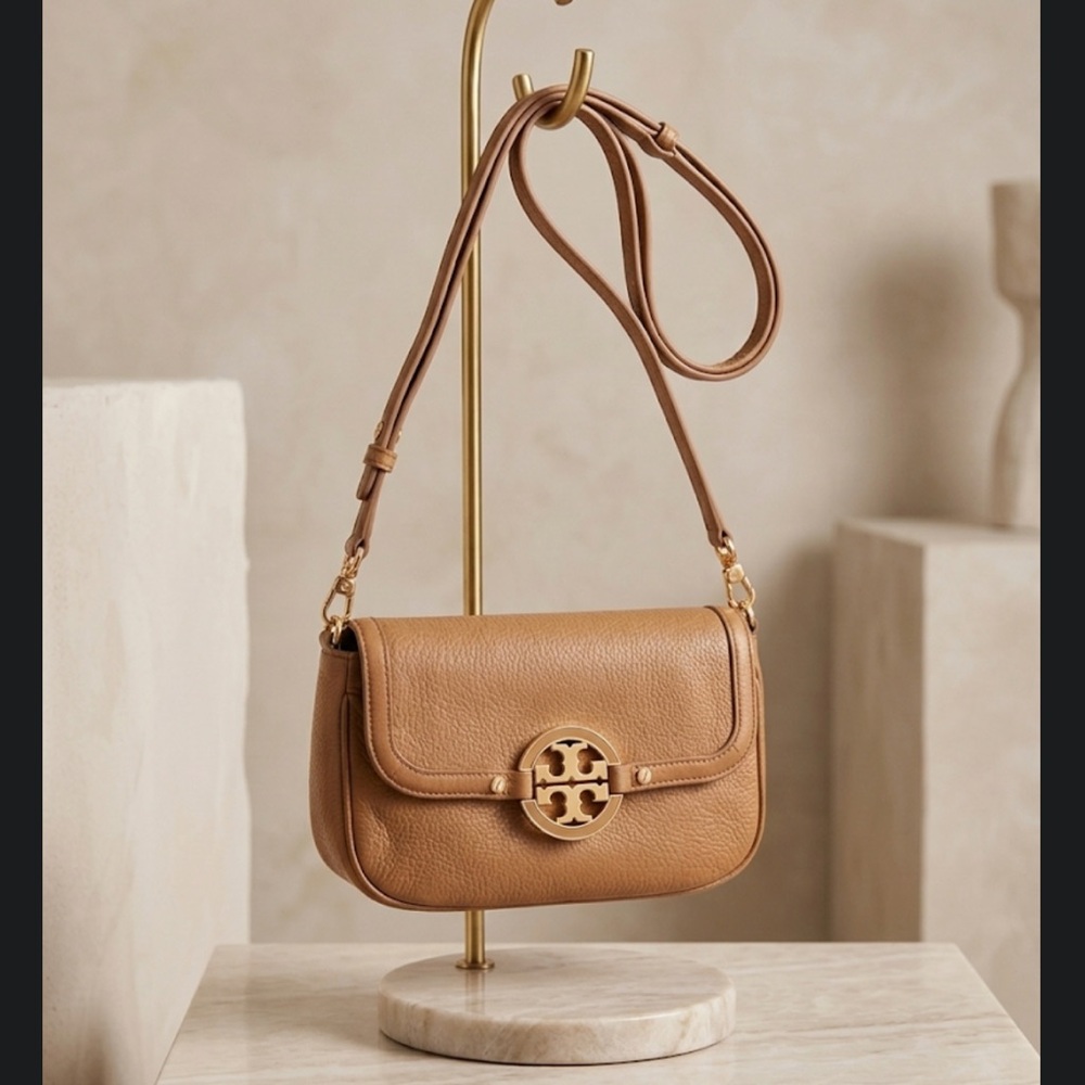 Tory Burch camel brown Leather Crossbody Bag - Picture 11 of 11